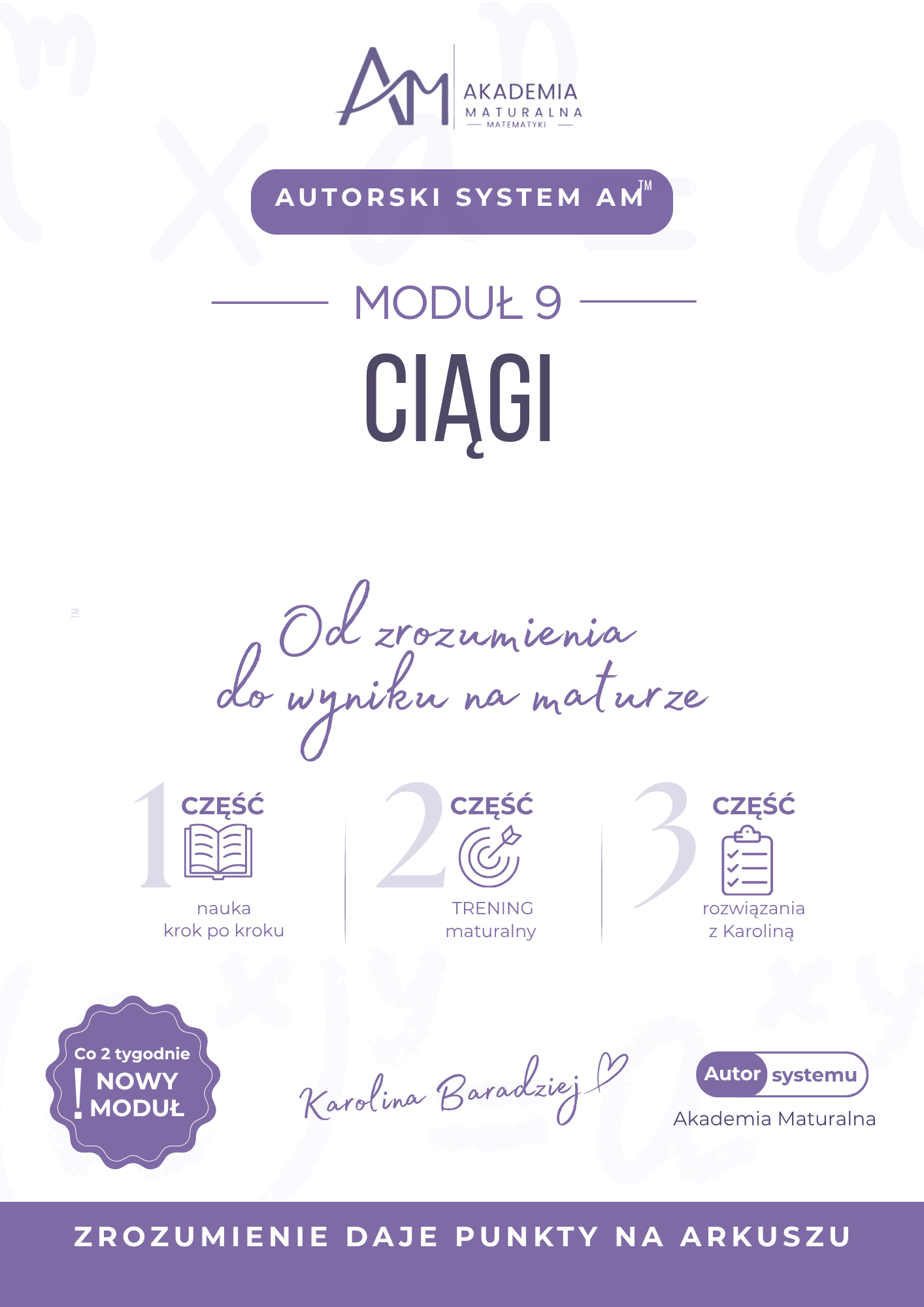 Moduł 9 – Ciągi, okładka