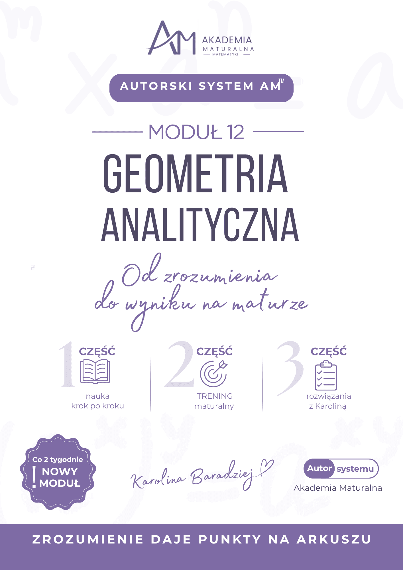 Moduł 12 – Geometria analityczna, okładka