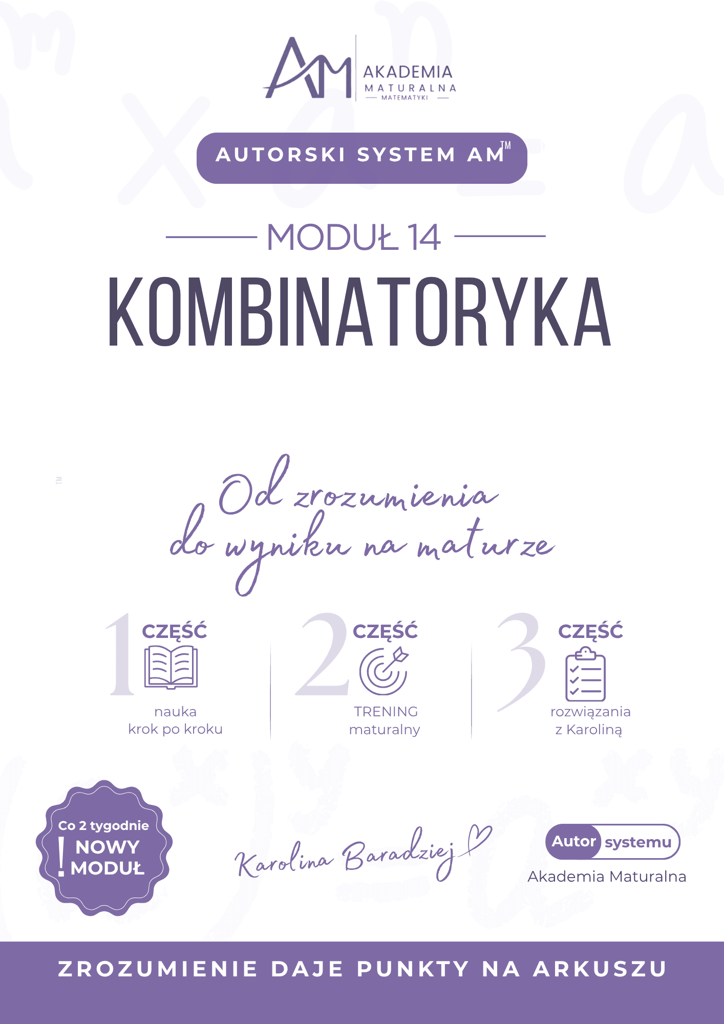 Moduł 14 – Kombinatoryka, okładka